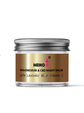 Load image into Gallery viewer, Meno® Magnesium &amp; CBD Night Balm with Lavender and Vit E
