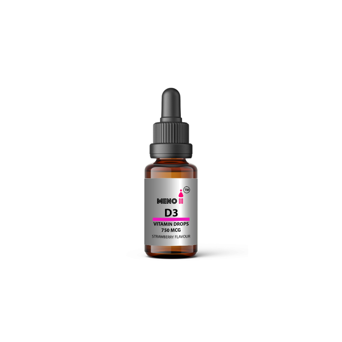 ★ STOCK CLEARANCE ★ - Meno® Vitamin D drops - Strawberry or Lemon Flavour