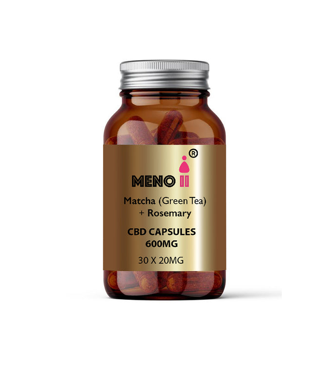 Meno® Matcha + Rosemary CBD Capsules 600mg