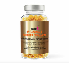 Load image into Gallery viewer, ★ NEW ★ - Meno® Turmeric and Ginger Gummies - 60 Natural Orange Flavour Gummies
