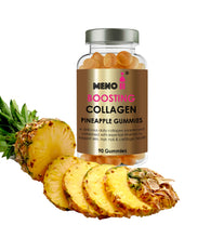 Load image into Gallery viewer, Meno® Boosting Collagen Natural Pineapple 90 Gummies - upto 3 month supply
