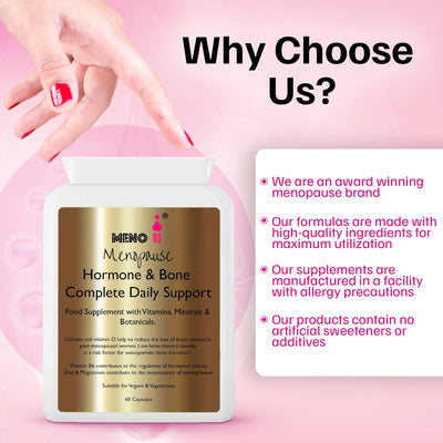 Meno hormone balance - comprehensive menopause alternative wellness supplement
