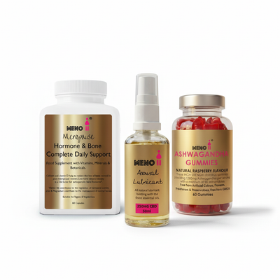 Menopause intimacy bundle - intimate gel hormone balance ashwagandha for vaginal dryness stress relief