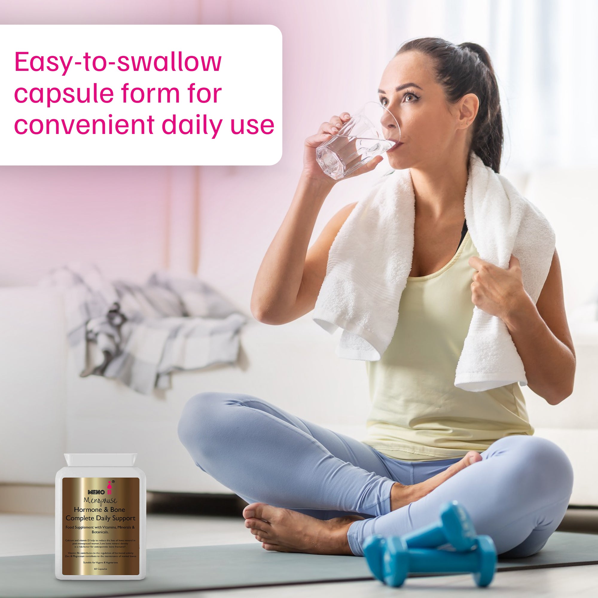 Menopause wellness supplement - peri-menopause and post-menopause hormone balance