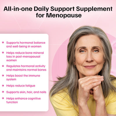 Premium menopause alternative supplement - natural hormone and bone health support