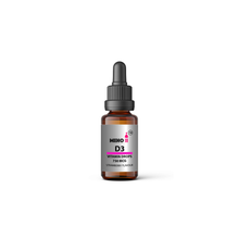 Load image into Gallery viewer, Meno® Vitamin D3 Drops naturally flavoured in Strawberry or Lemon flavours.
