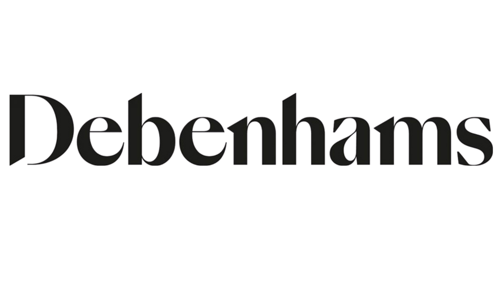 Debenham's logo in black on a white background